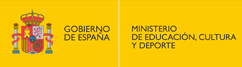 con el patrocinio del Ministerio de Educación, Cultura y Deporte, Gobierno de España
